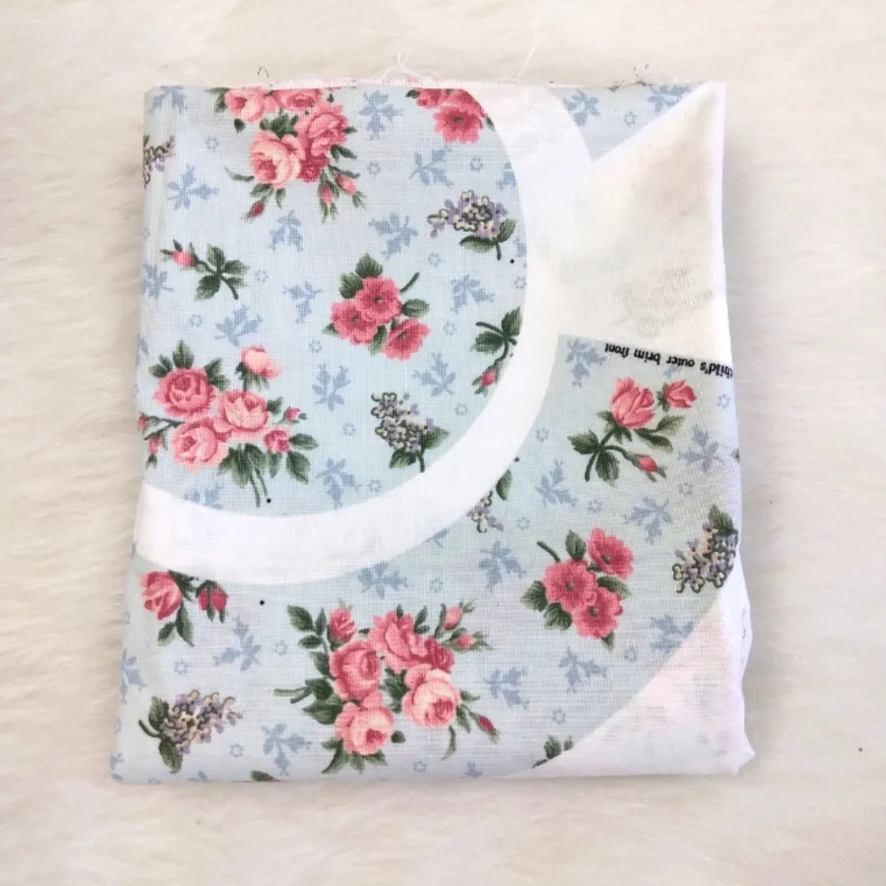 FABRIC Cut & Sew Fabric Panel Mother & Daughter hats Cute Floral Print!